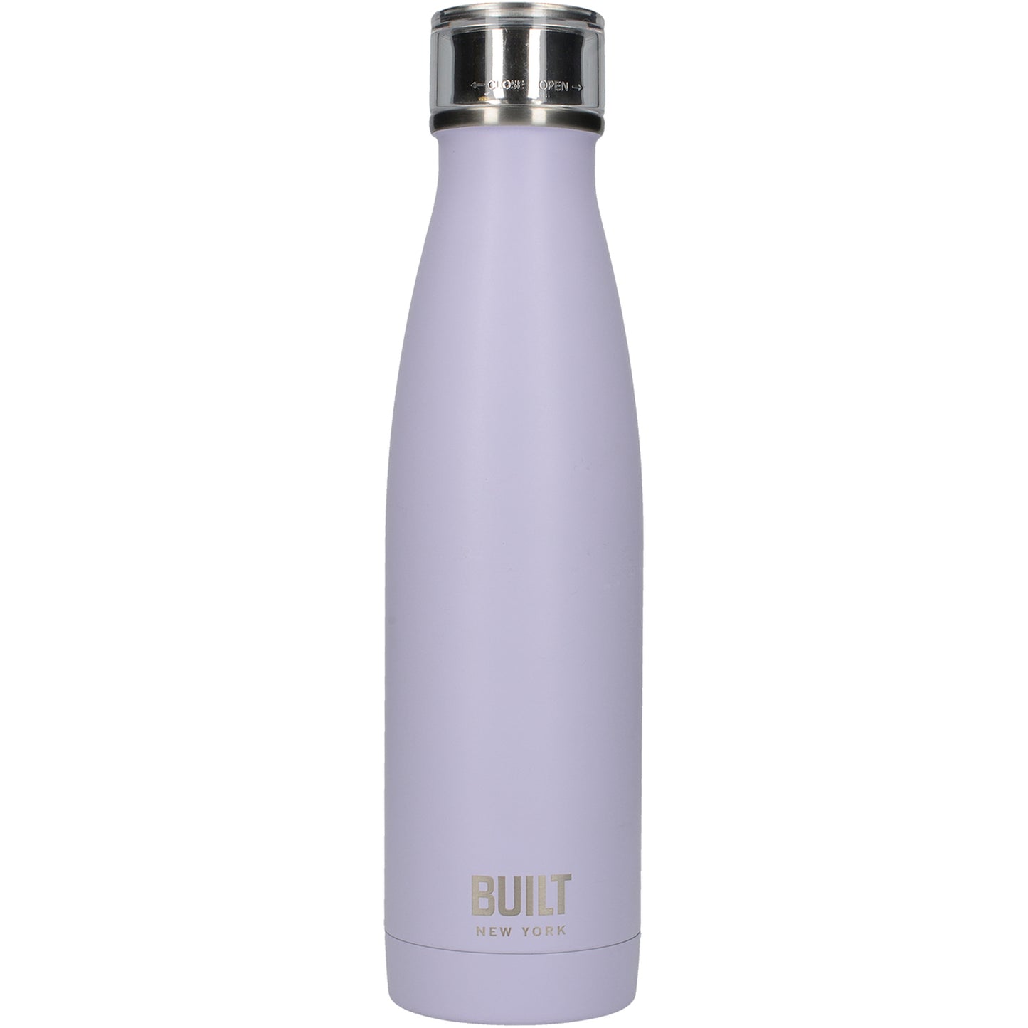 Built 500ml Double Walled Stainless Steel Water Bottle Lavender - Purple