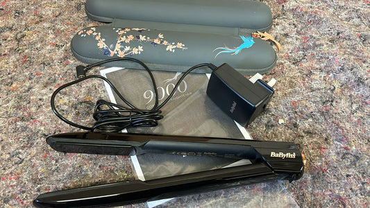 BaByliss 9000U Wireless Hair Straightener with Battery RRP £180