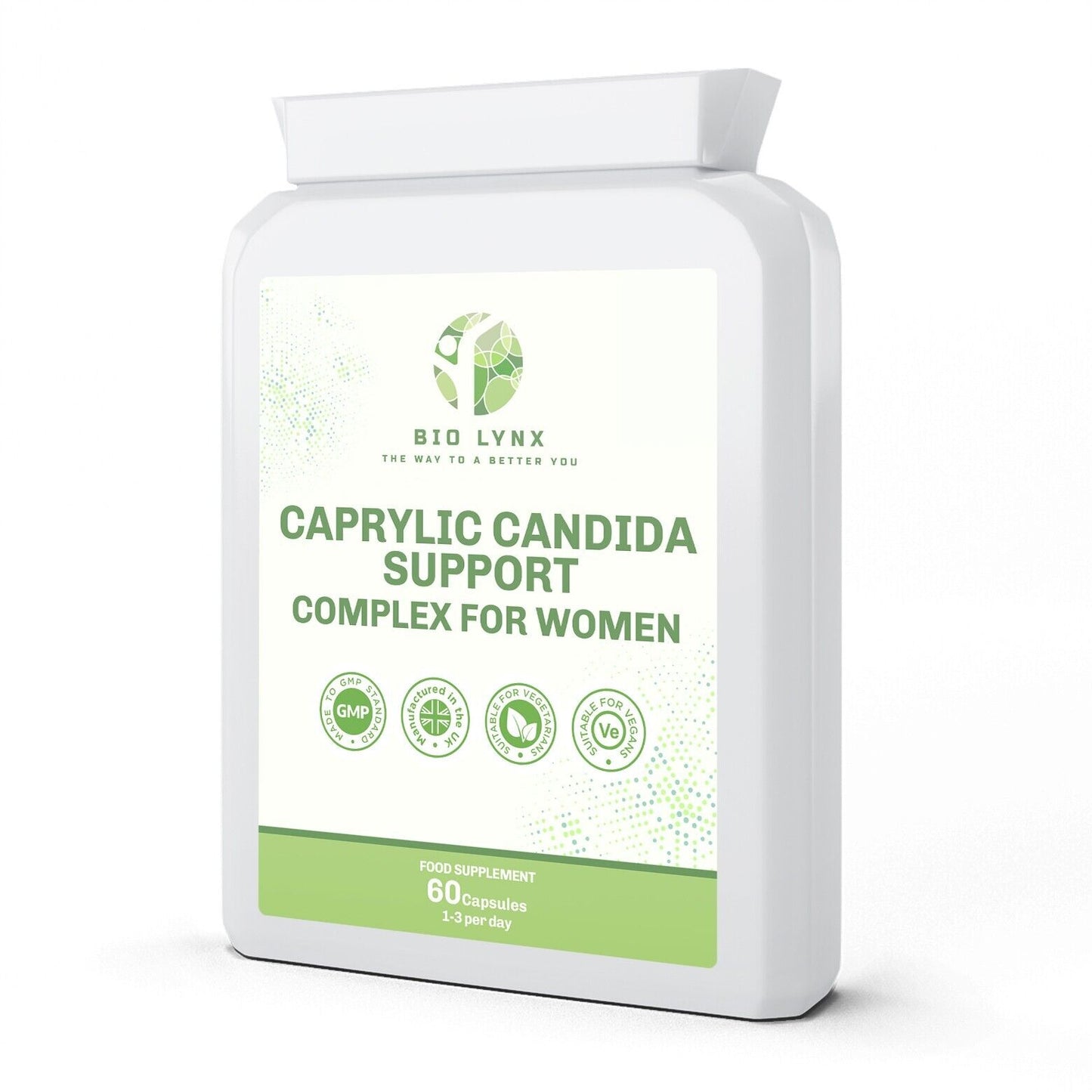 Caprylic Candida Support Complex for Women 60 Capsules