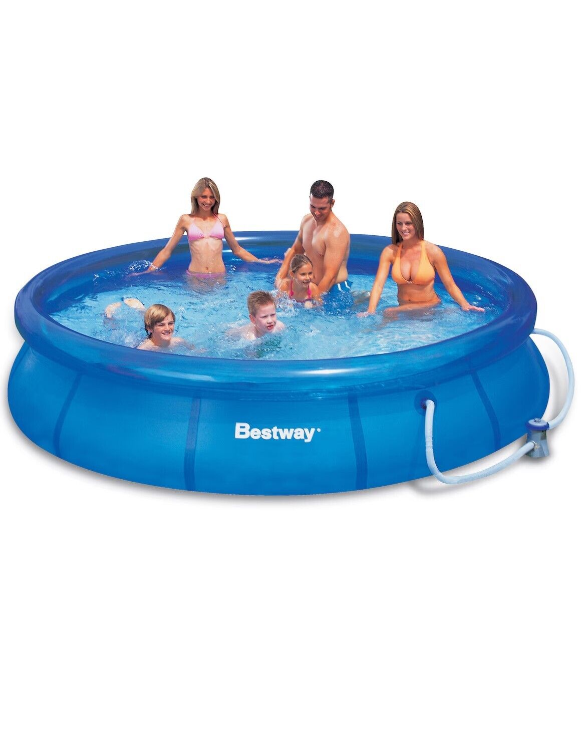 Bestway 10FT Fast Set Paddling Pool / Spa / Garden Toys - with filter pump