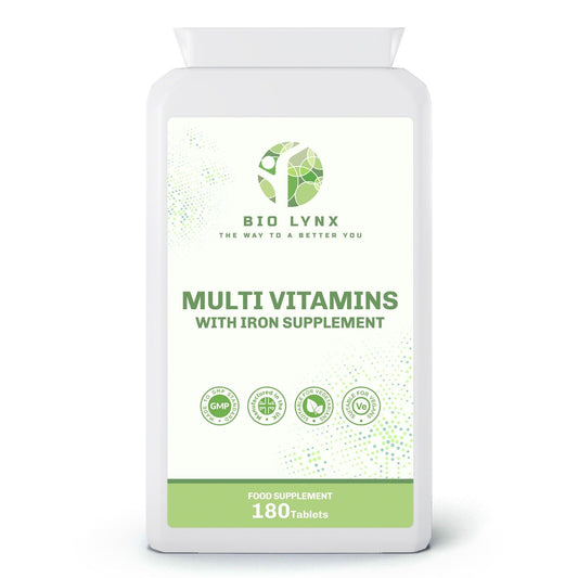 Multi Vitamins with Iron Supplement - 180 Tablets