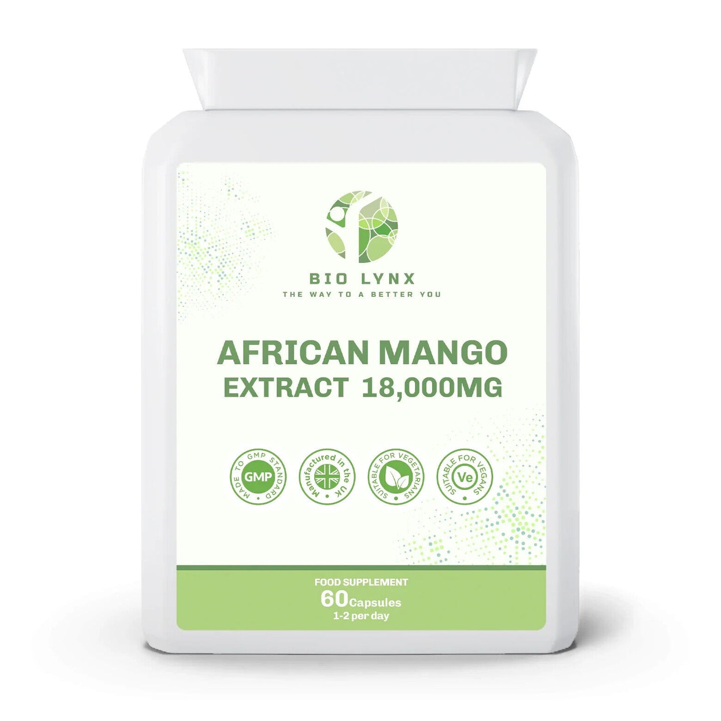 Pure African Mango Extract 18000mg 60 Capsules