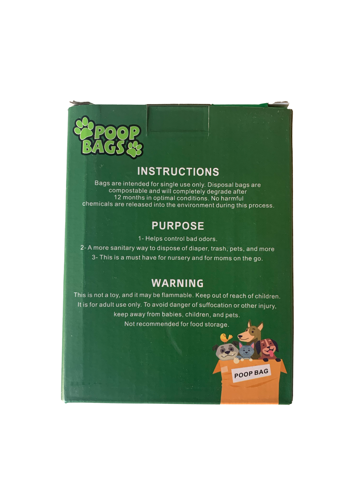 dog poo bags 10 rolls - 150 bags + dispenser