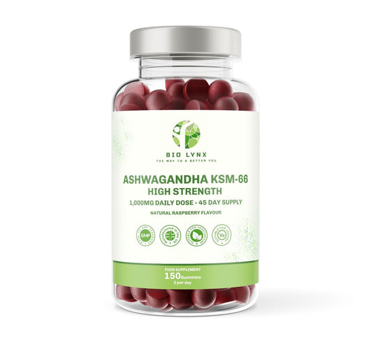 Ashwagandha KSM-66, High Strength 1,000mg Daily Dose - 45 Day Supply 150 gummies