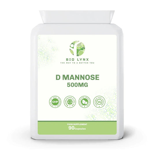 D-Mannose (500mg) Food Supplement - 90 Capsules