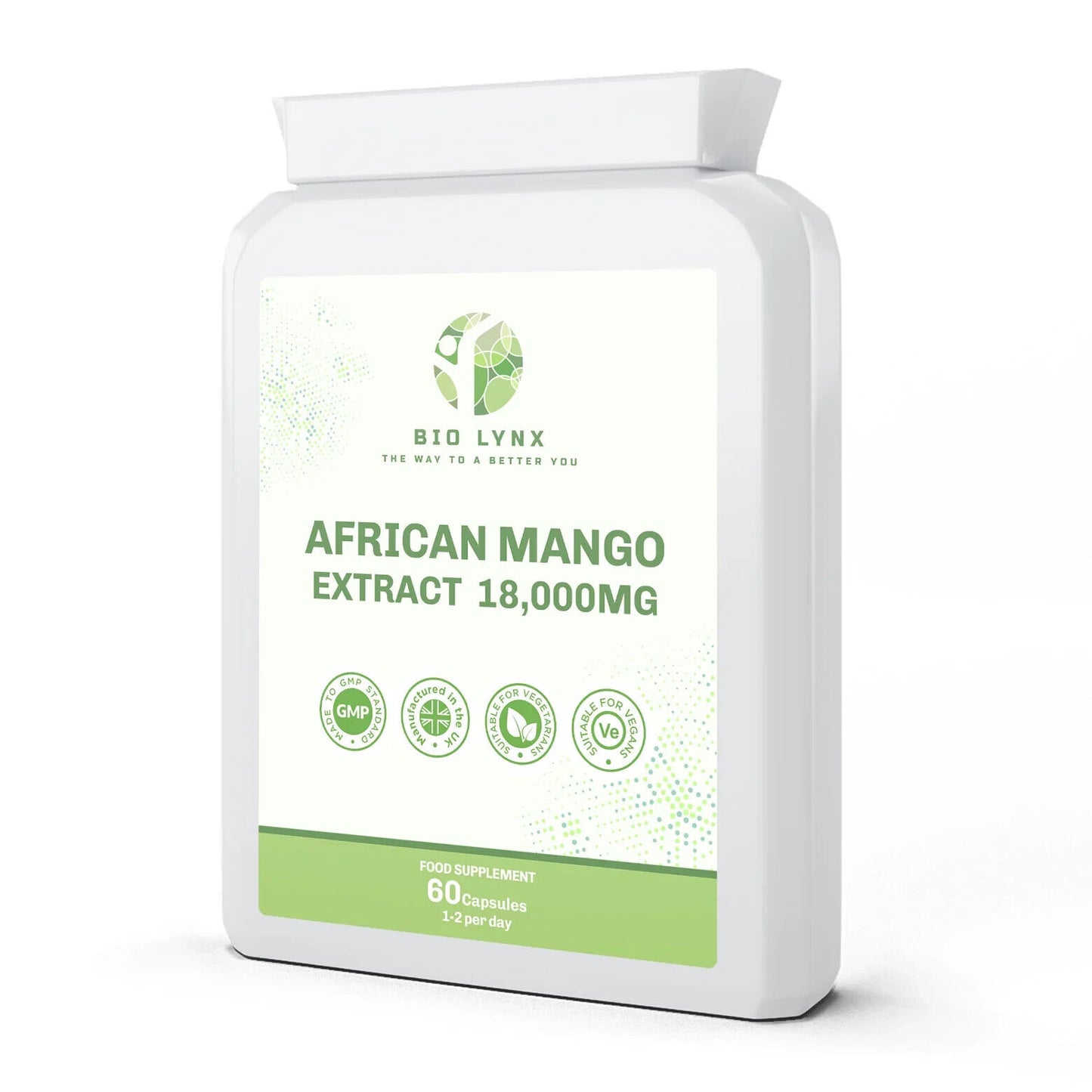 Pure African Mango Extract 18000mg 60 Capsules