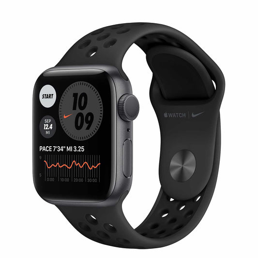 Apple Watch Nike Series 6 Space Gray Aluminium Case with 44mm Black Nike Sport Band